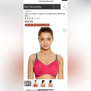 Sonic High Impact Underwire Sports Bra